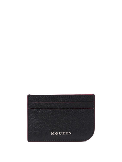 Alexander McQueen leather card case