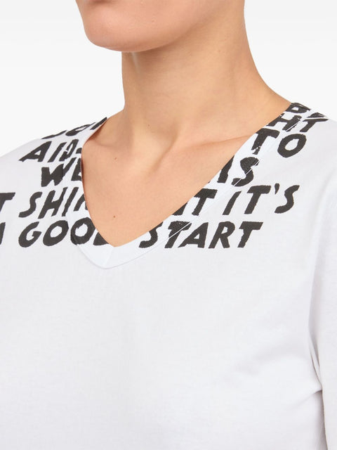 MM6 Maison Margiela Printed cotton t-shirt