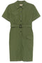 Woolrich belted waist shirt dress
