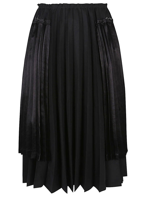 Comme Des Garcons Pleated midi skirt