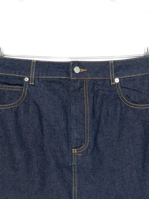 Maison Kitsuné denim mini skirt