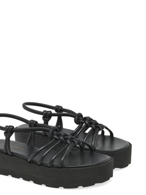 Gianvito Rossi Hebe leather platform sandals