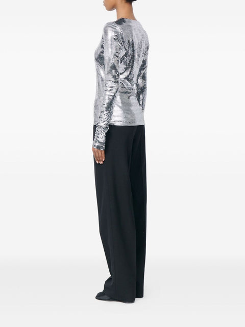 MM6 Maison Margiela Metallized top