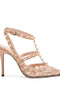 Valentino Garavani Rockstud Lace Pump With Straps 100Mm