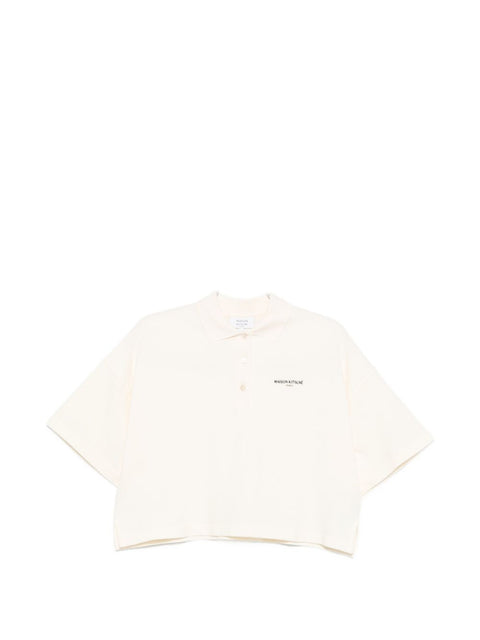 Maison Kitsuné Oversized cotton polo shirt