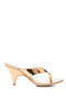 Gianvito Rossi Gianvito Sofia Thong 70 mirrored-leather sandals