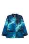 F.R.S . Printed silk jacket