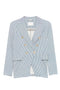Circolo 1901 Striped double-breasted jacket