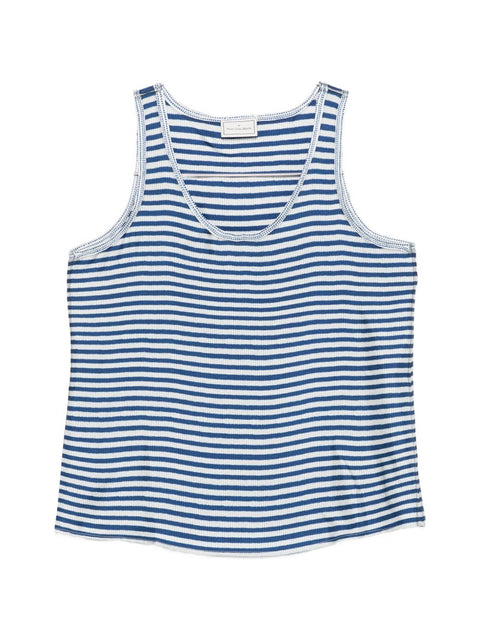 Pierre Louis Mascia Striped silk top