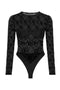 Marine Serre Moonogram pattern Moonogram bodysuit