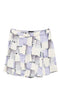 Emporio Armani Abstract Print Pleated Shorts