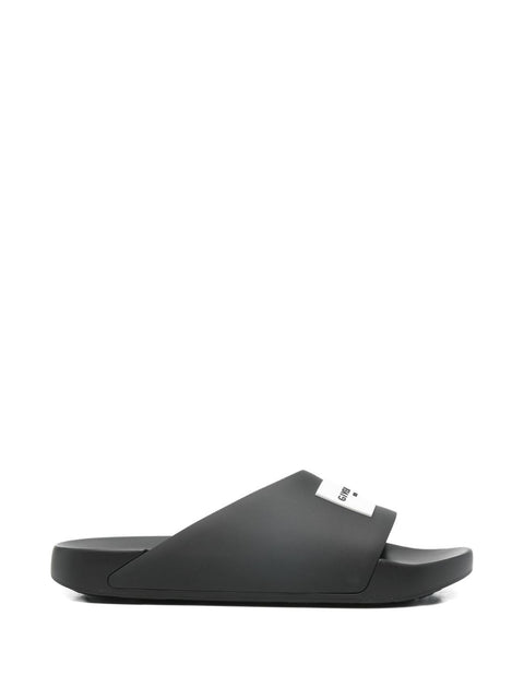 Givenchy Label Rubber Slides
