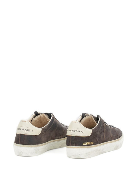 Golden Goose Soul-Star Leather Sneakers