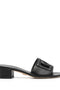 Dolce & Gabbana DG Logo Leather Mules