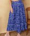 LEAVES OF TOMORROW WOVEN MIDI SKIRT