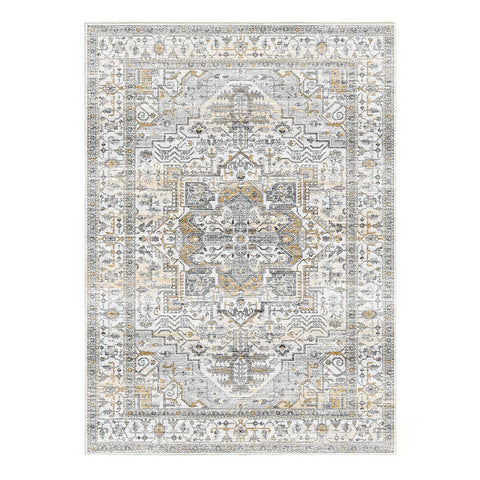 Serapi Collection Area Rug Ultra Soft Washable Rug, Non Slip Area Rug Indoor, Stain Resistant Rugs for Living Room Bedroom Vintage Home Decor