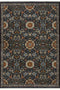 Medalia Area Rug - Navy Blue / Burnt Red / Orange 7 Sizes