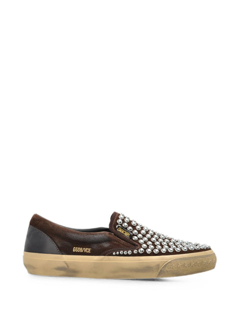 Golden Goose VCE Leather Slip-On Sneakers