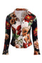 Alice + Olivia Freya Printed Shirt