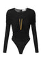 Elisabetta Franchi Draped Crepe Jersey Top