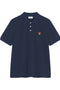 Maison Kitsuné Maison Kitsune Fox Head Cotton Polo Shirt