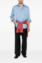 Auralee Cotton and silk striped shirt