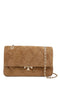 Tory Burch Bunny Knot Suede Shoulder Bag