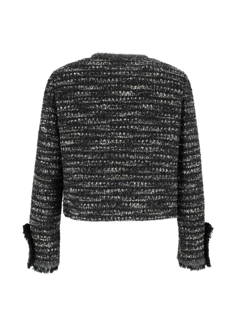 Emporio Armani Tweed Blazer Jacket