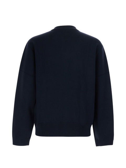 Emporio Armani Wool Zipped Cardigan