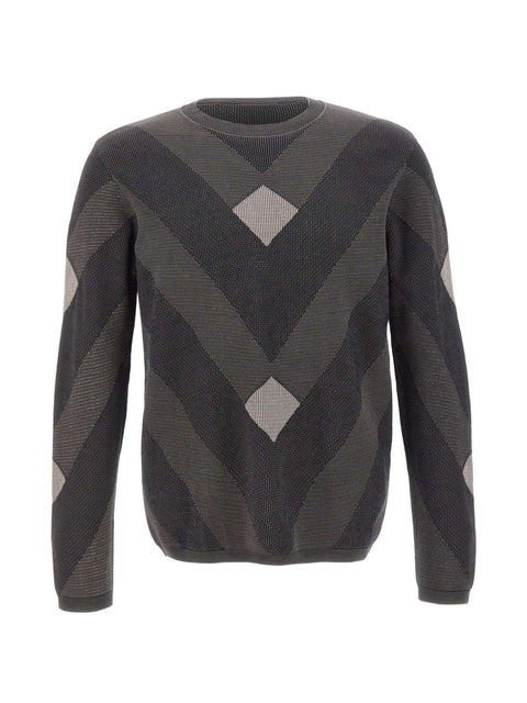 Emporio Armani Cotton Crewneck Sweater