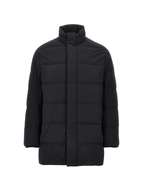 Emporio Armani Nylon Midi Down Jacket