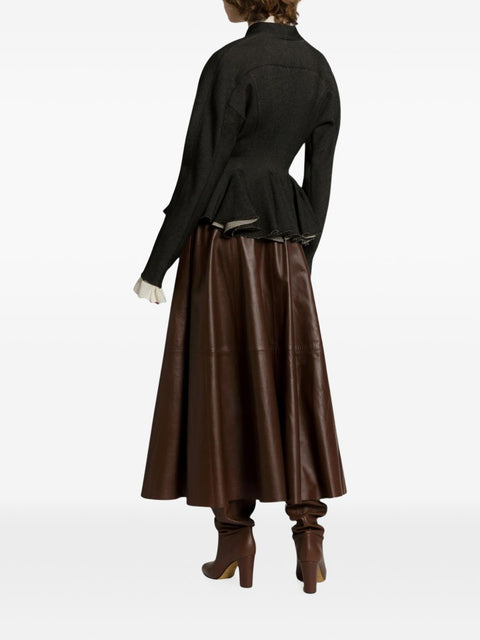 032C Alberta Ferretti Linen Blend Jacket