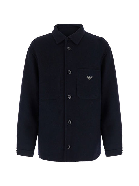 EMPORIO ARMANI CAPSULE Coats NAVY