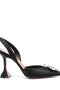 Amina Muaddi Begum satin slingback pumps