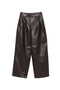 032C Jeva faux leather trousers