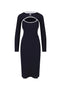 Marine Serre Moon cutout midi dress