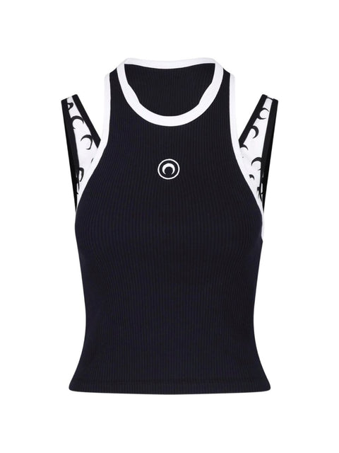 Marine Serre Moon layered tank top