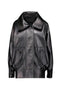 Balenciaga Leather bomber jacket
