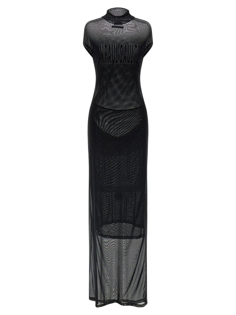 Jean Paul Gaultier Flocked Dress