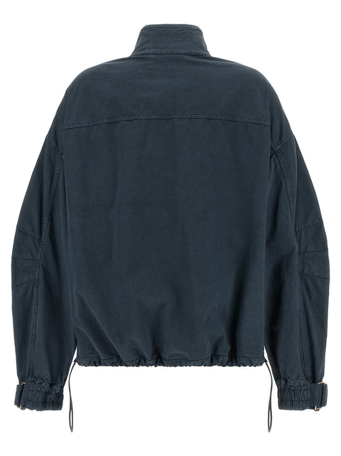 The Attico Blue Utility Bomber Jacket