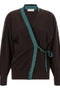 Dries Van Noten Toma Sweater With Crossed Closure