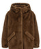 Lou Andrea Eco-fur Hooded Jacket