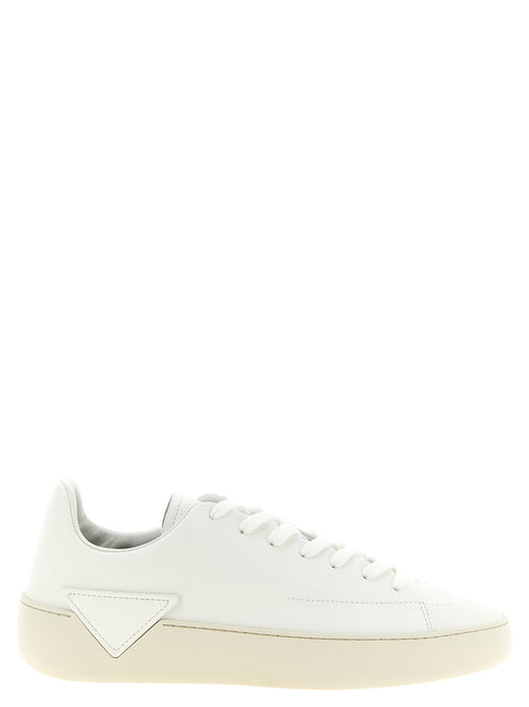 Prada White Court Sneakers