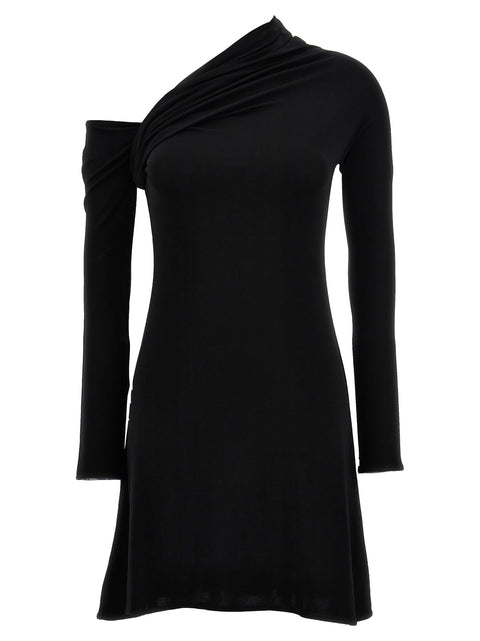 Courreges Twist Crepe Mini Dress