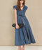 DAYDREAM DENIM MIDI DRESS
