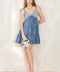 BLUEBELL BABYDOLL WOVEN MINI DRESS