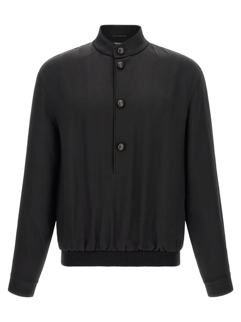 Zegna Mulberry Silk Sweatshirt