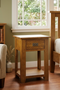 Mission 1-Drawer Nightstand – Michael's Cherry | Crafters & Weavers