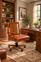 Arts and Crafts Mission Oak Office Chair