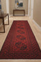 Terkaman Tribal Afghan Oriental Rug, size 2' 9" x 9' 7" (C) FILPA